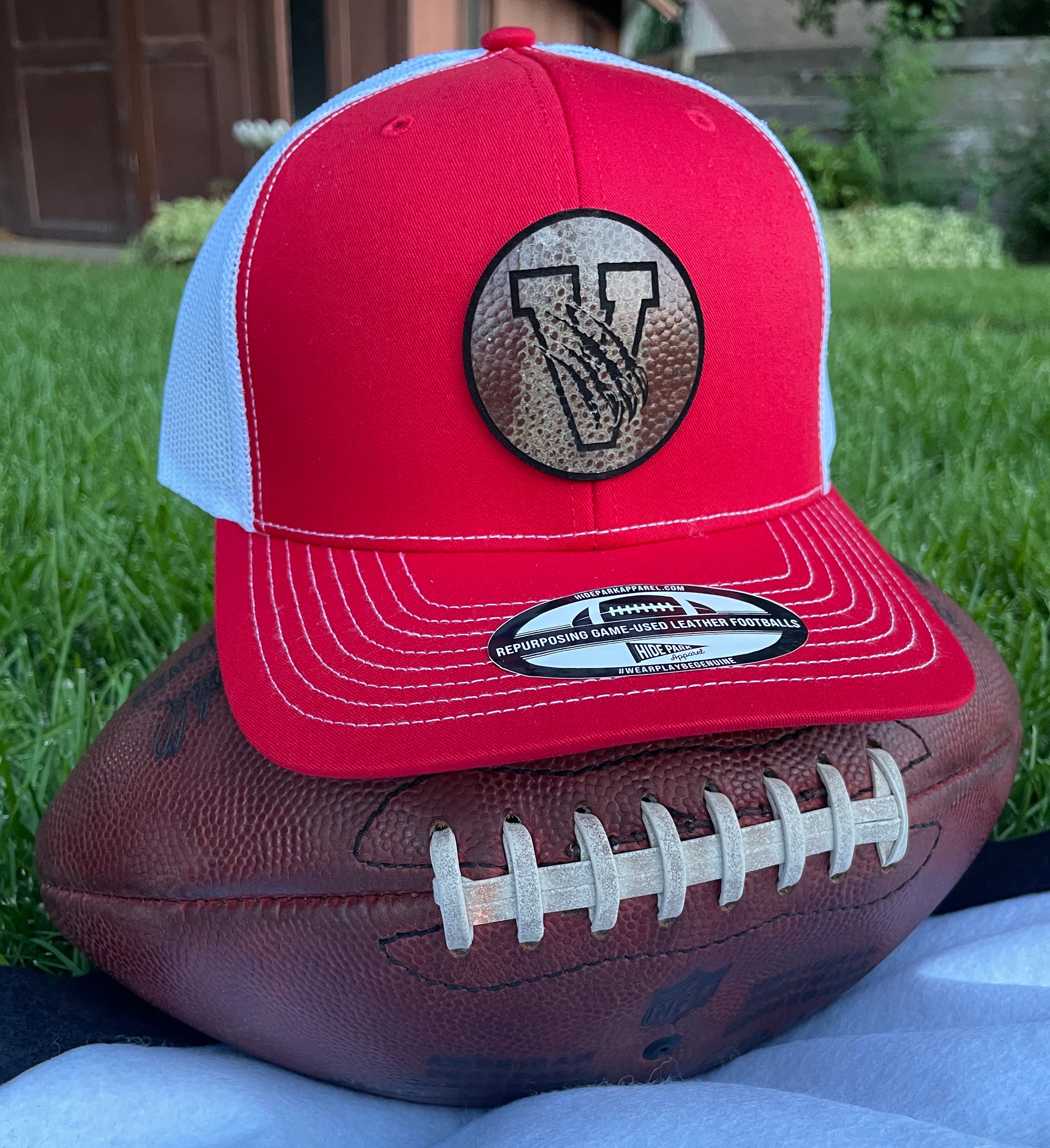 Nfl hotsell leather hats